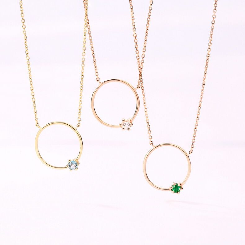 Ladies London Blue Topaz/Emerald/Natural Quartz with 14k Rose Gold/14k White Gold